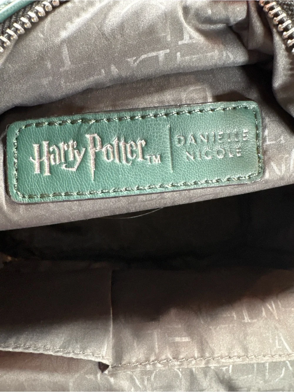 Danielle Nicole Emerald Slytherin Quilted Mini Backpack Plus Extras